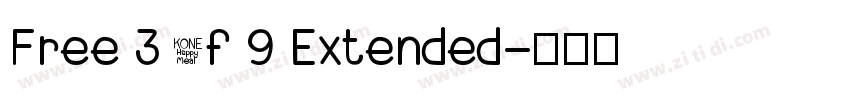 Free 3 of 9 Extended字体转换